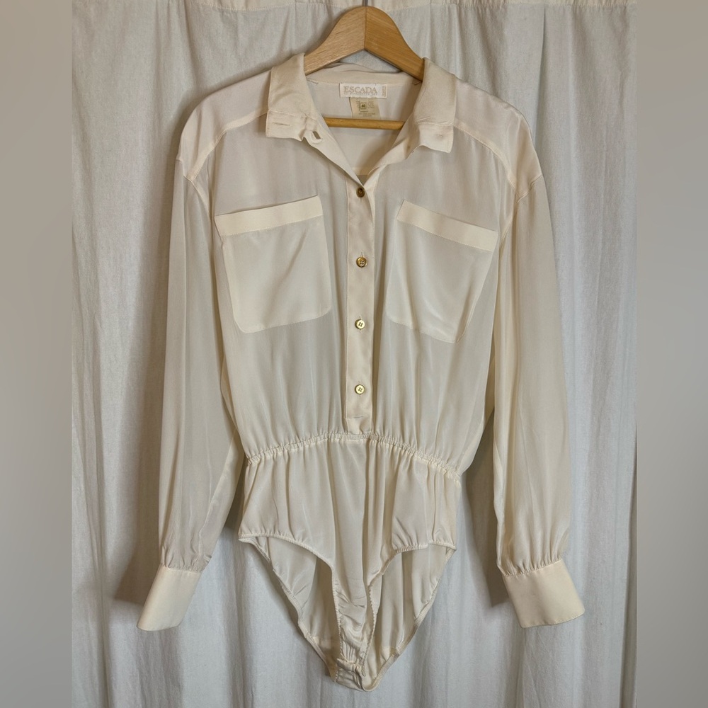 Escada Cream Blouse